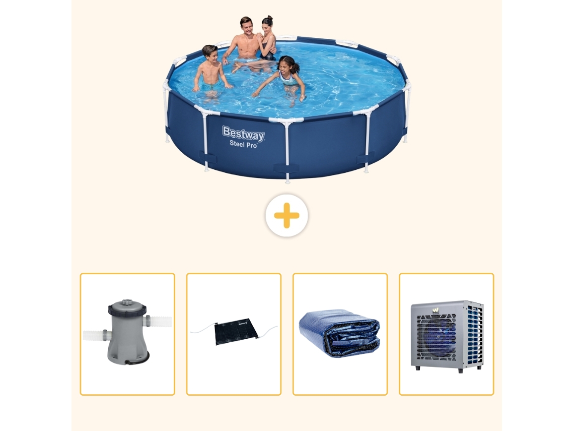 Bestway Piscina Bestway Steel Pro Redonda - 305x76 Cm - 5-peças S216