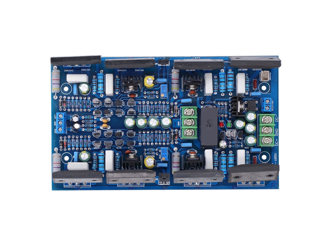 Laxiscreed Placa De Amplificador De Potência Estéreo Com Resistores De Alta Precisão Para Áudio De Alta Qualidade