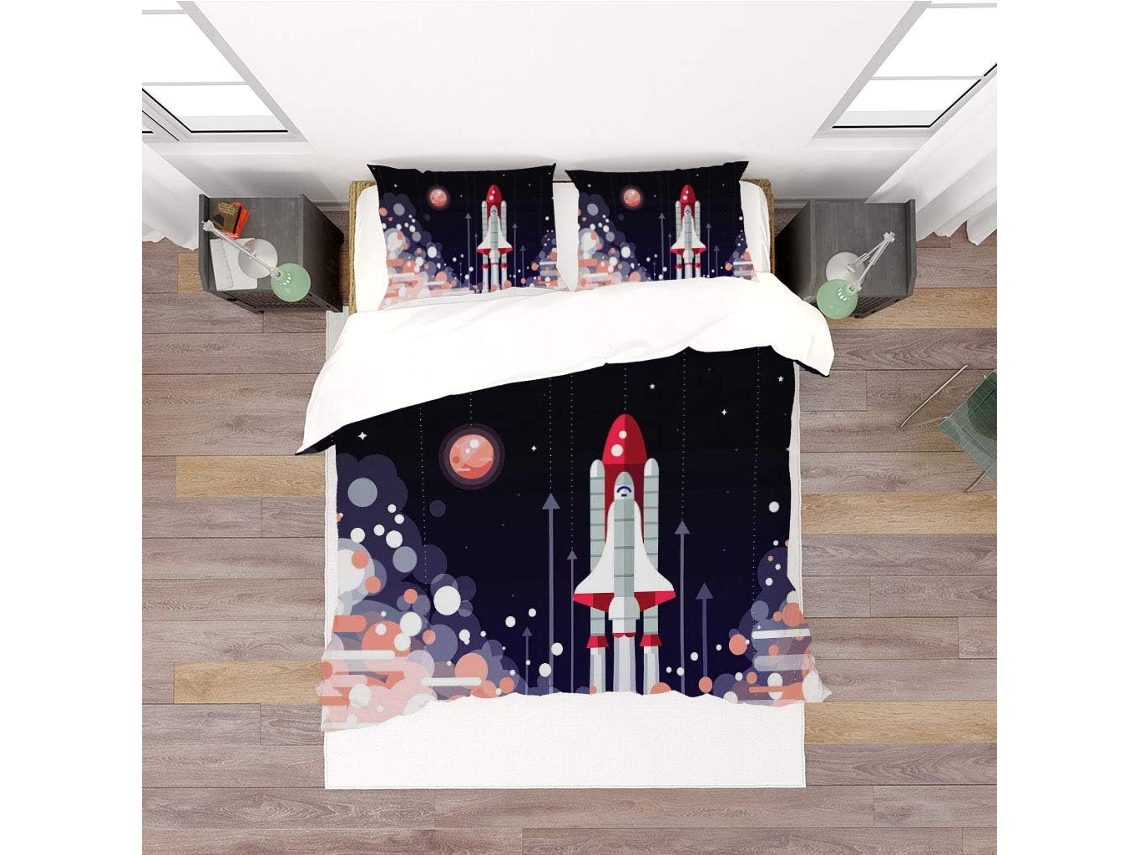 Capa de Edredom Infantil em Microfibra Fronha 240x260cm, 240 X 260 Cm
