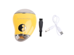 Cortador De Unhas Elétrico Automático 3 Velocidades Com Cabeça Dupla, Led E Lixadeira Sem Fio Para Bebês, Crianças E Adultos Laranja