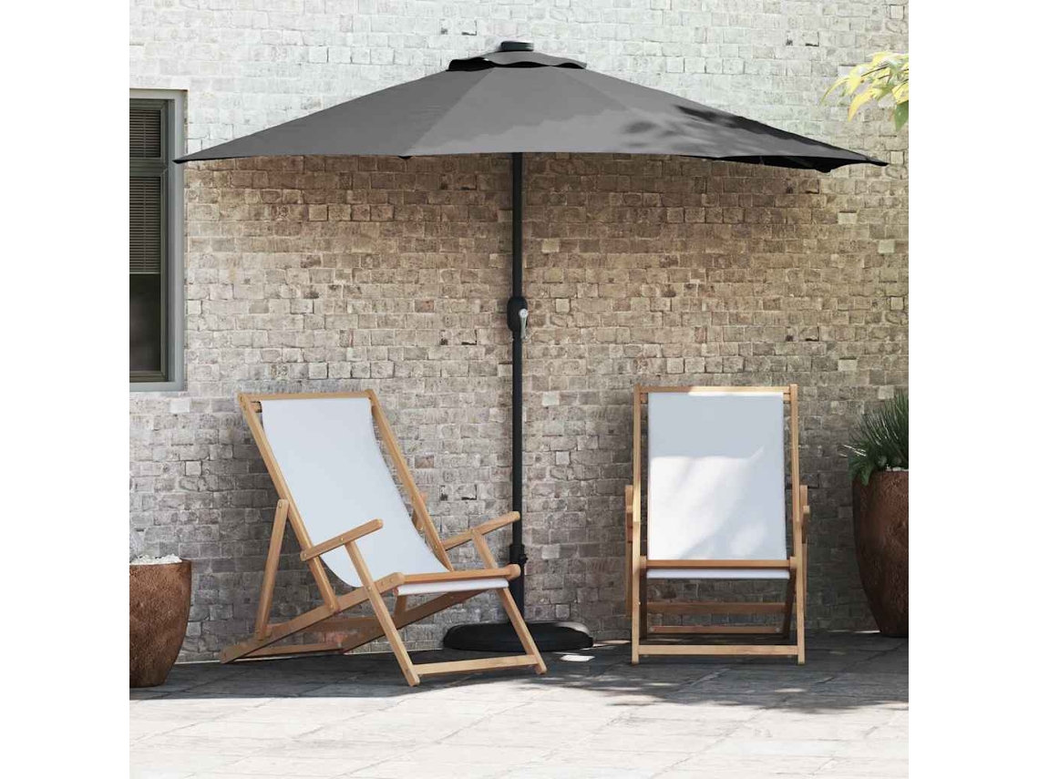 Vidaxl Guarda-sol De Jardim 294 X 150 X 224 Cm Poliéster E Aço