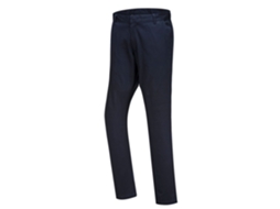 Calças Chino Stretch Slim Para Mulheres Branco / 34
