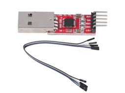 Adaptador Conversor Série Módulo Usb para Ttl com Cabo de Salto e Cabeça Macho para Gravador Stc | S/MARCA