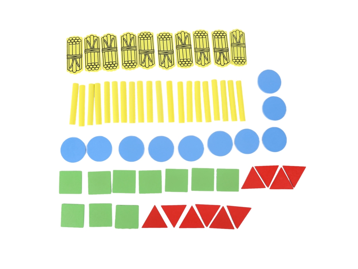 Mali blocos Geométricos Magnéticos 60pcs Brinquedo Educativo Infantil 3+ Madeira Segura