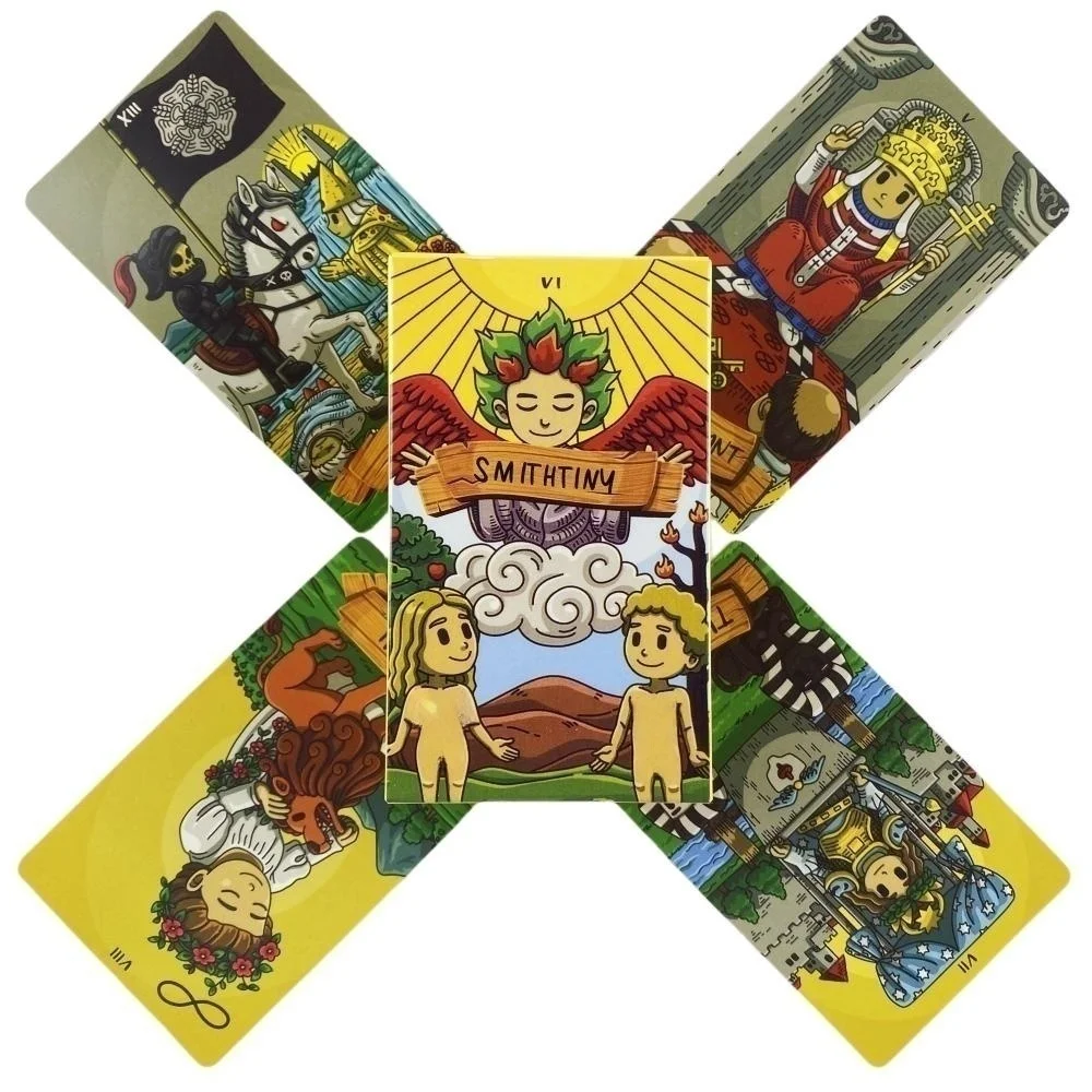 Cartas De Tarô, Cartas Oráculo, Versão Em Inglês, Versão De Adivinhação, Tabuleiro De Jogo