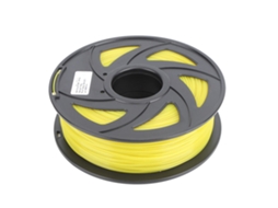 Filamento Pla Amarelo Textura Seda Longa 1.75mm 1kg para Impressora 3d