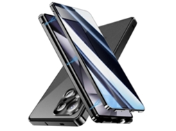 Capa Para Samsung Galaxy S25 Ultra Anti-espionagem Com Vidro Temperado Dupla Face E Magnética