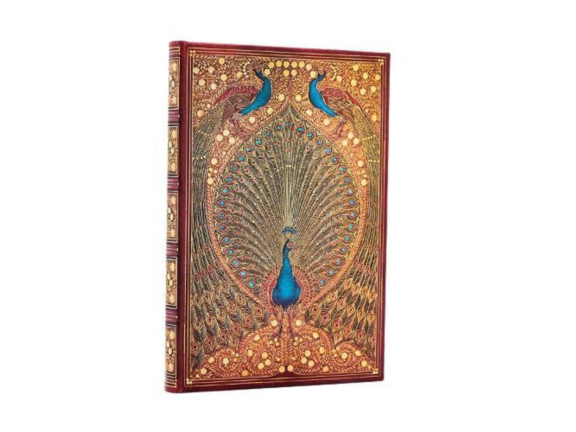 Livro Hafizs Peacocks Mini Lined Hardcover Journal de Paperblanks (Inglês)