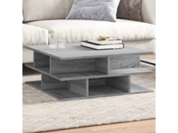 Vidaxl Mesa De Centro 70x70x29 Cm Derivados De Madeira Cinzento Sonoma