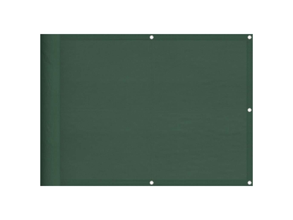 Maison Exclusive - Tela De Varanda 75x800 Cm 100% Poliéster Oxford Verde-escuro