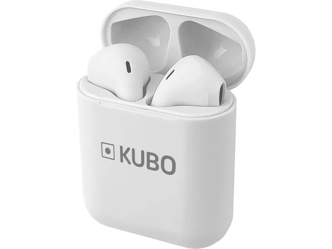 Auriculares Bluetooth True Wireless TWS Kubo (Outlet Grade A - Microfone - Branco)