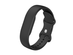 Bracelete De Silicone Para Google Fitbit Air (preto)