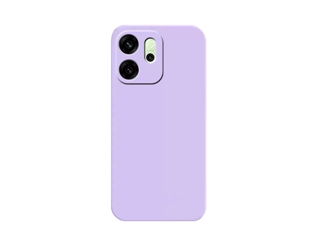 Capa Proteção Silicone Gift4me Para Oppo Reno14 Fs 5g - Roxo