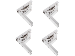 Conjunto De 4 Dobradiças Reforçadas Para Portas, Com Movimento Suave,