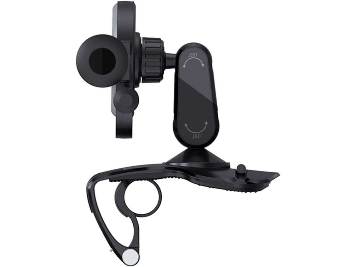 Suporte Para Celular Veicular, Ajustável, Preto, Abs Pc