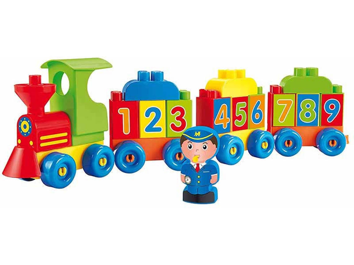Blocos de Construção SMOBY Abrick comboio números e letras com figura (Idade Mínima: 2)