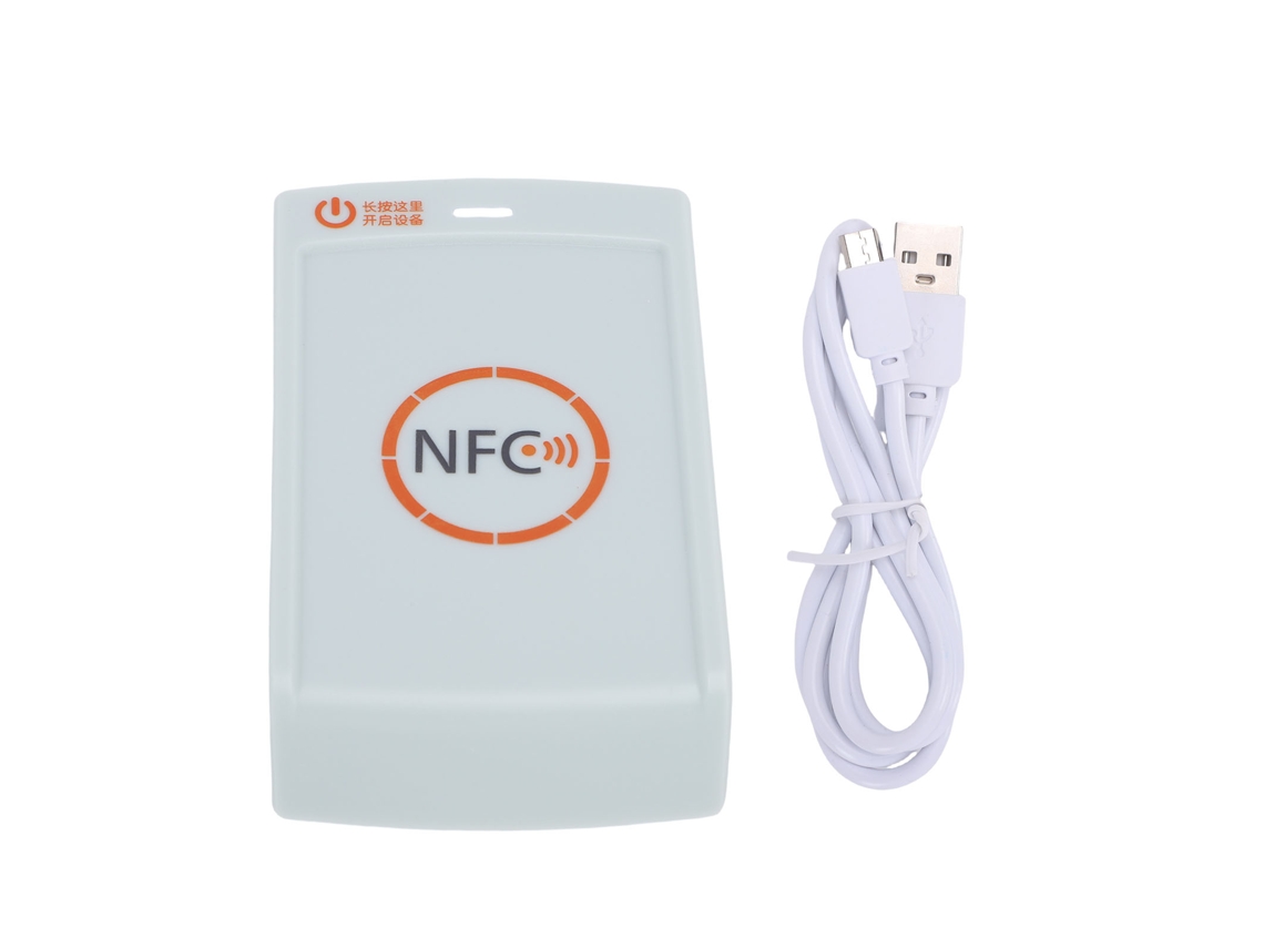 Laxiscreed Leitor De Cartões Ic Bluetooth Ble De Baixa Potência Compatível Com Ios E Fm1208