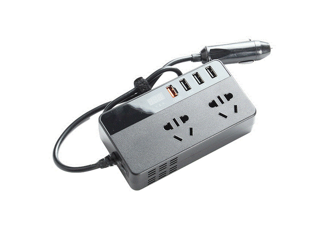 Inversor Veicular 12V para 220V 150W com USB e Tomadas