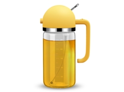 Dispensador e Pulverizador de Óleo 2 em 1 550ml de Vidro para Cozinha, Salada, Air Fryer, BBQ S/MARCA