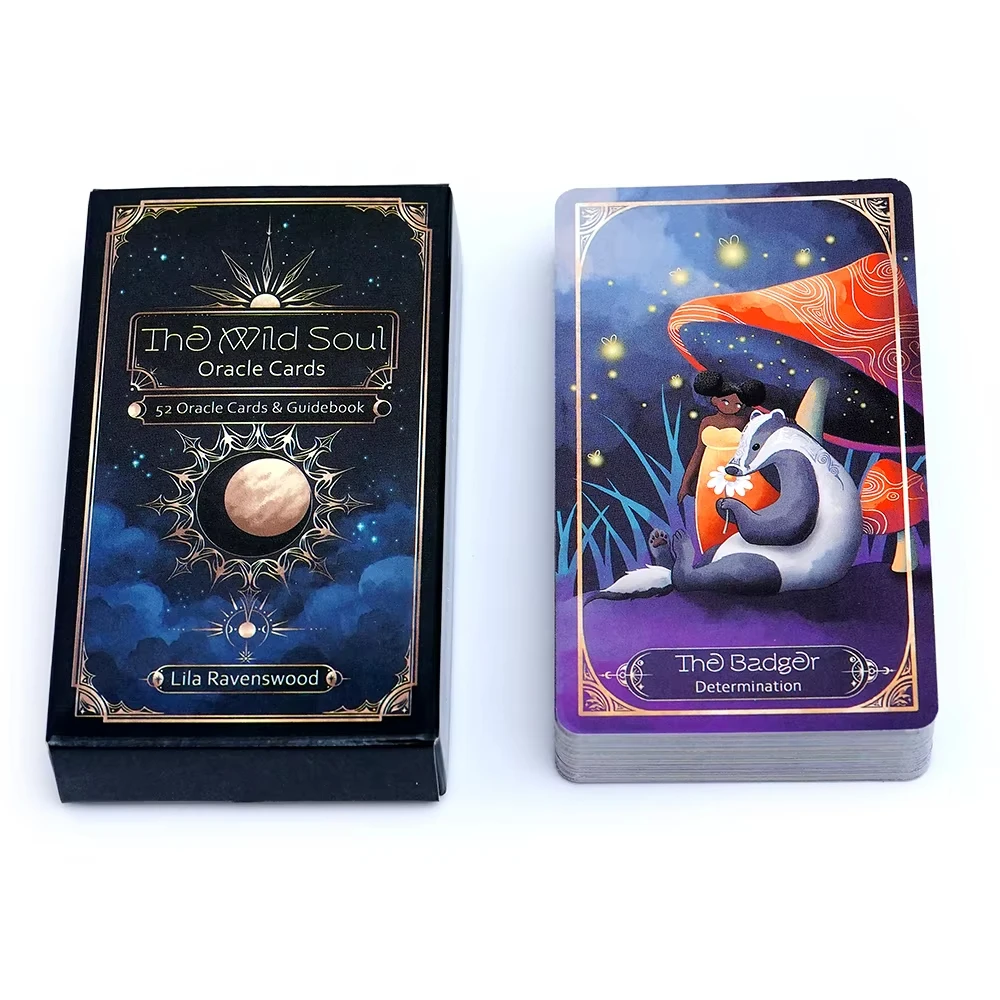 Almas Selvagens, Cartas Oráculo, Tarô, Versão Em Inglês, Jogo De Tabuleiro Para Festas, Jogo Para Festas Em Família