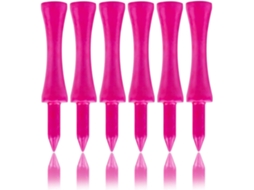 Tees de Golfe Biodegradáveis ​​de Bambu Pacote com 100 Tees Rosa BRILVIBERA