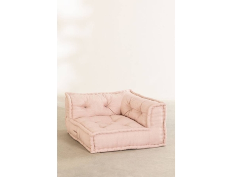Conjunto de Sofá de Canto  Rosa (Algodão - 166x166 cm)