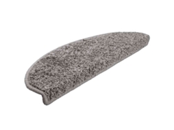 Tapetes de Escada 20 Peças 65x21x4cm Cinza Semicircular Grande MAISON EXCLUSIVE