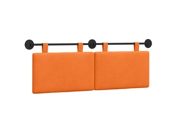 Conjunto 1 Cabeceira Suspensa Vidaxl Laranja Cordão (150 X 55 X 5 Cm)