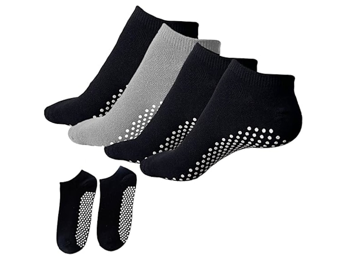 Conjunto de 5 Meias Femininas Algodão com Costura Suave AQUAFORGE