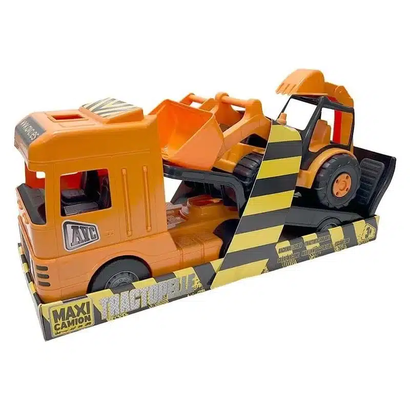 Trailer Maxi Con Plataforma Y Tractor 59 Cm 5354 Avc P25