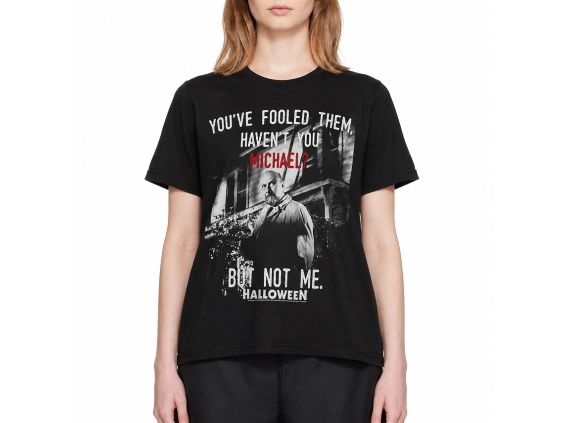 Rockinstone Halloween Not Me Black Adult T-shirt Size:xxxl