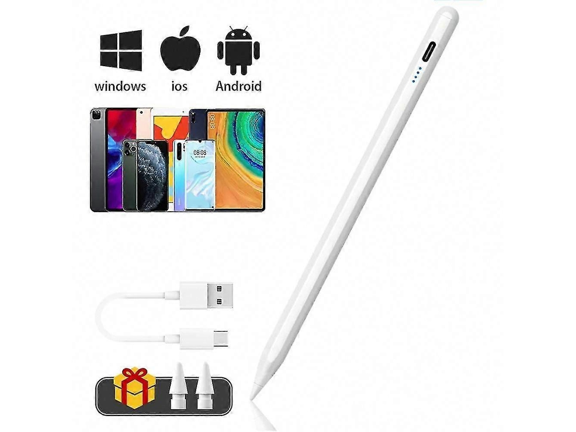 Caneta Stylus Universal Para Telas Sensíveis Ao Toque, Compatível Com Android, Ios, Tablets E Celulareswhiteuniversal