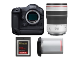 Eos R3 + Rf 70 200mm F/4 L Is Usm + 1 Sandisk 128gb Extreme Pro Cfexpress Type B + Canon Lp e19 + Ebook “20 Dicas para Fotos Que Impressionam” CANON