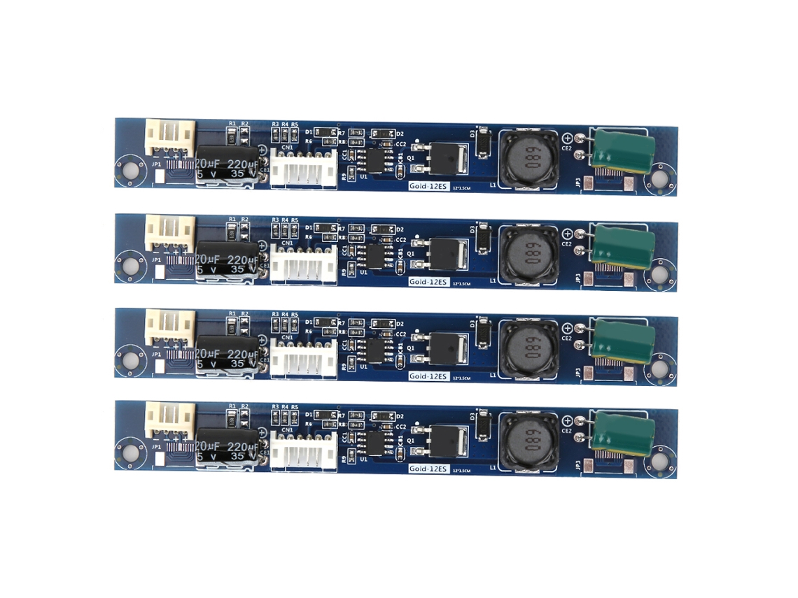 Placa De Boost Led Universal Para Lcd 15‑24 Polegadas, 4pcs Para Manutenção Profissional