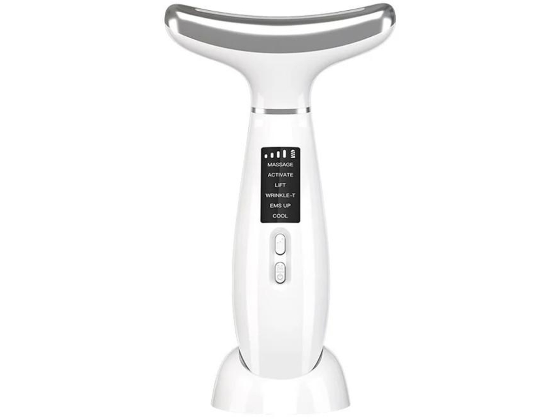 Terapia De Luz Vermelha Para Rosto E Pescoço Massageador Antienvelhecimento Para Rosto E Pescoço Massageador Facial Calmante E Relaxante P Yizhood