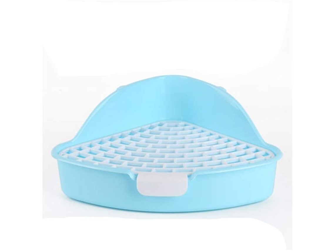 Entrenador De Sanitário Triangular Para Coelhos Bebês, Chinchilas, Cobaias Pequenas E Animais De Estimação Pequenos
