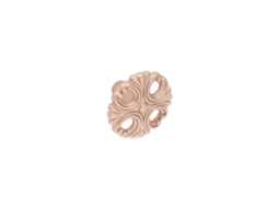Conjunto de 25 Puxadores para Móveis Zamac com diâmetro 37mm e acabamento ouro rosa fosco HARDWAREXCHANGE