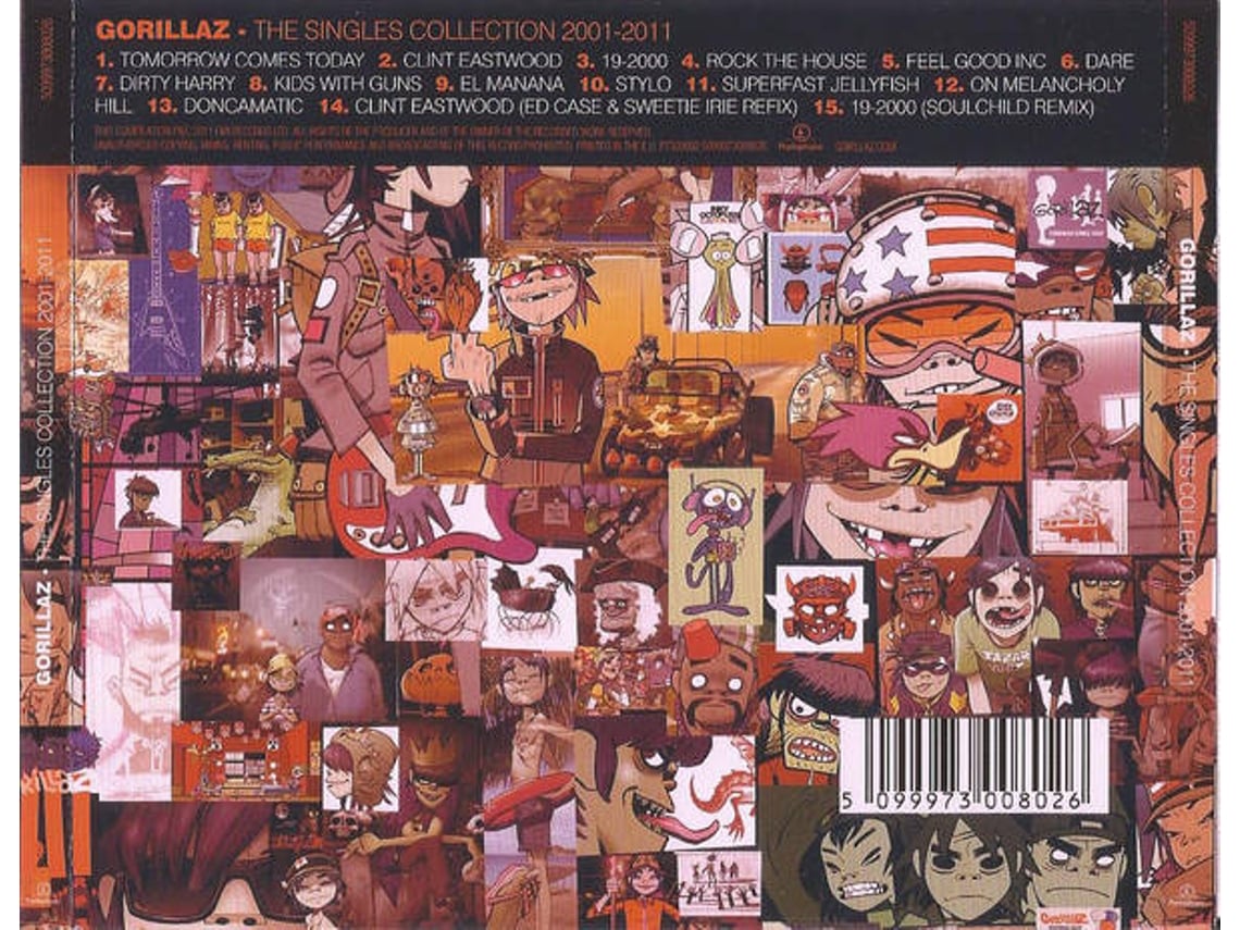 CD Gorillaz - The Singles Collection