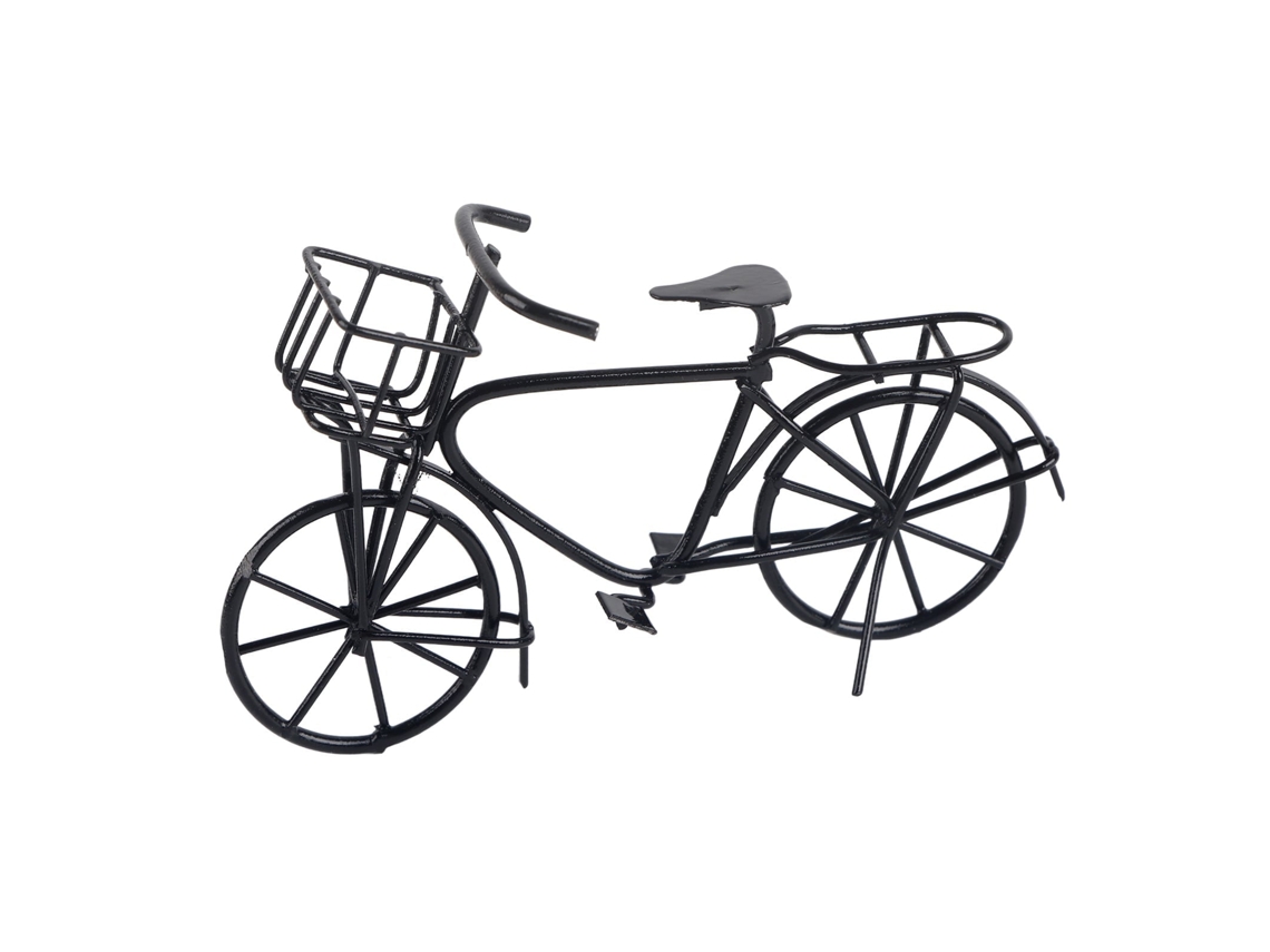 Primerox bicicleta em Metal Miniatura 1:12 para Casinha de Bonecas Acessório de Decoração
