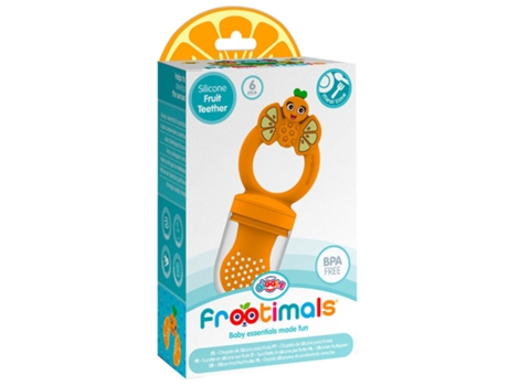 Mordedor De Frutas De Silicone Frootimals Orangefly