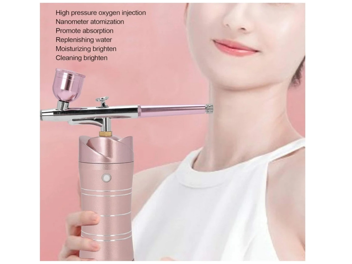 Pulverizador De Hidrogênio Mlx 2019 Hidratante Facial Portátil Rosa Yizhood