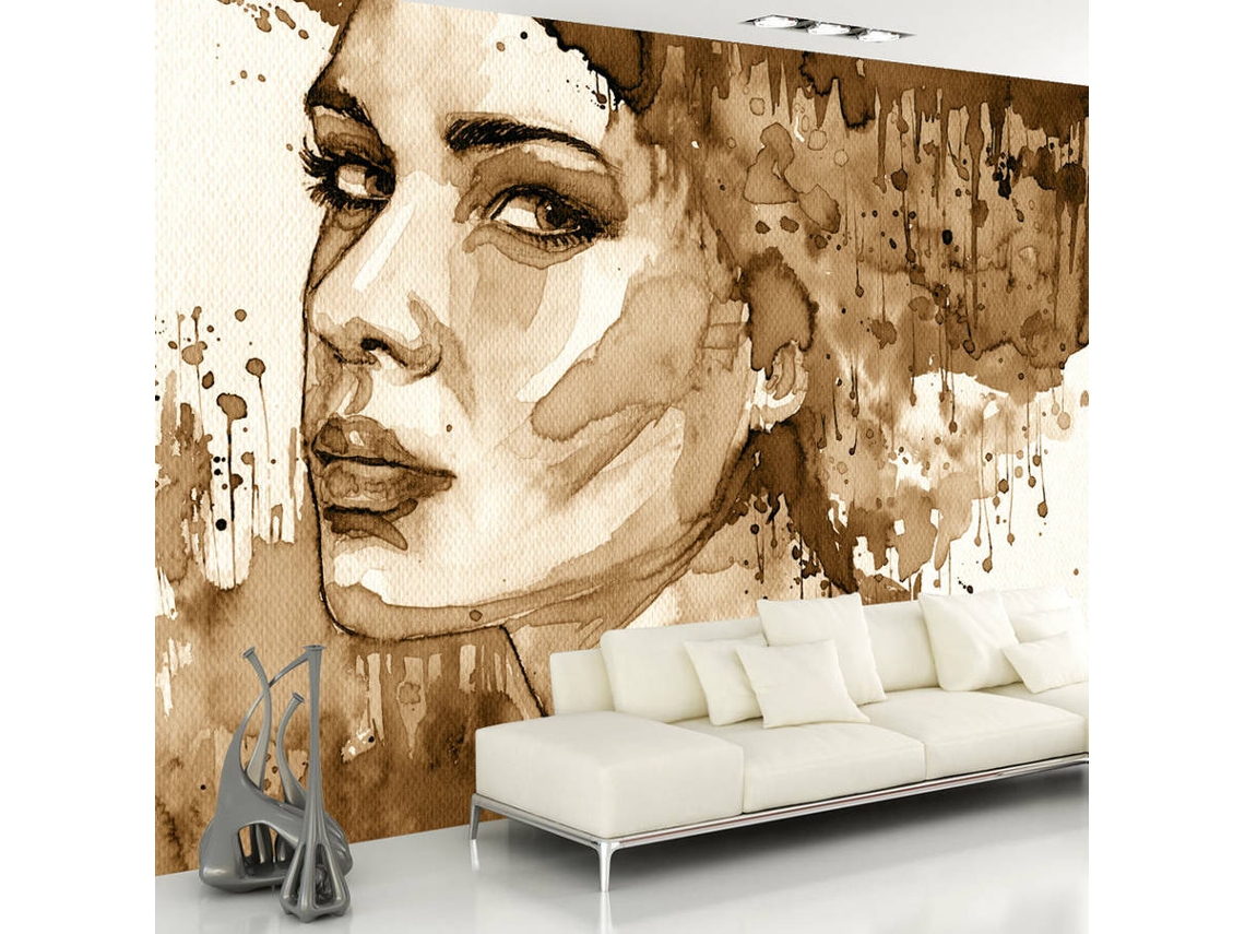 Papel de Parede ARTGEIST Female Portrait (Sepia) (400x280 cm)
