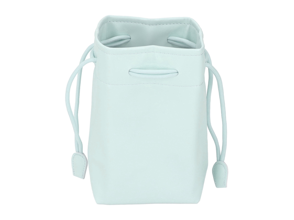 Pu Leather Drawstring Pouch Bag Portable Waterproof Universal Instant Camera Film Printer Storage Organizer Green LAXISCREED