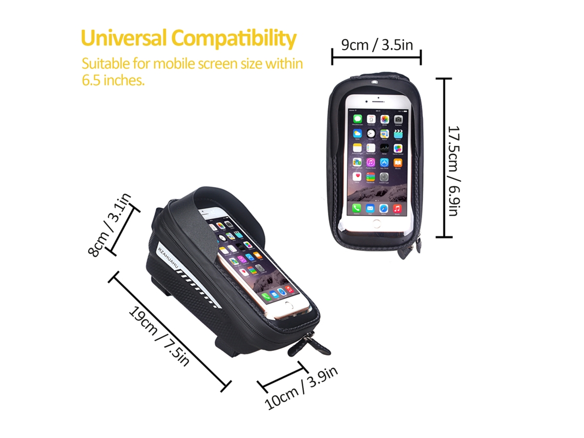 Bolsa para Bicicleta com Suporte para Telefone Mali
