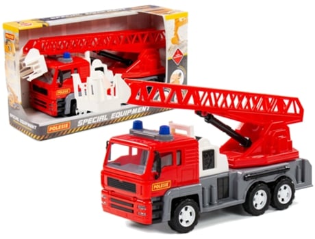 Escada Extensível Para Caminhão De Bombeiros Almaz 70 Cm Vermelha 88956 Wader Polesie