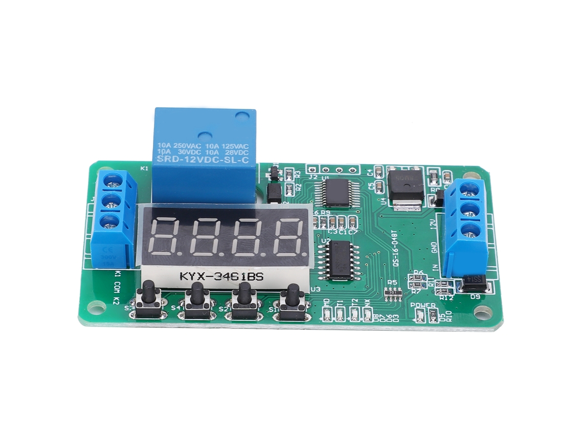 Placa De Relé De Auto-bloqueio Multifuncional Para Iluminação Residencial Dc12v Componente Eletrônico
