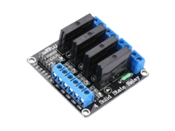 Laxiscreed Módulo De Relé Solid-state 4 Canais 5v Com Fusível Para Automação E Eletrodomésticos