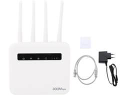 Roteador Sem Fio 4g Lte, Modem Wi-fi De Banda Dupla Com Slot Para