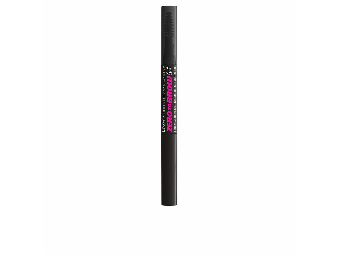 Gel Volumizador para Sobrancelhas NYX Zero To Brow Nº 08 Black 2 Ml