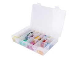 Kit De Fusíveis Para Carro Pequeno/médio 220 Peças 2~35a Com Compartimento De Fusíveis De Blow Rápido